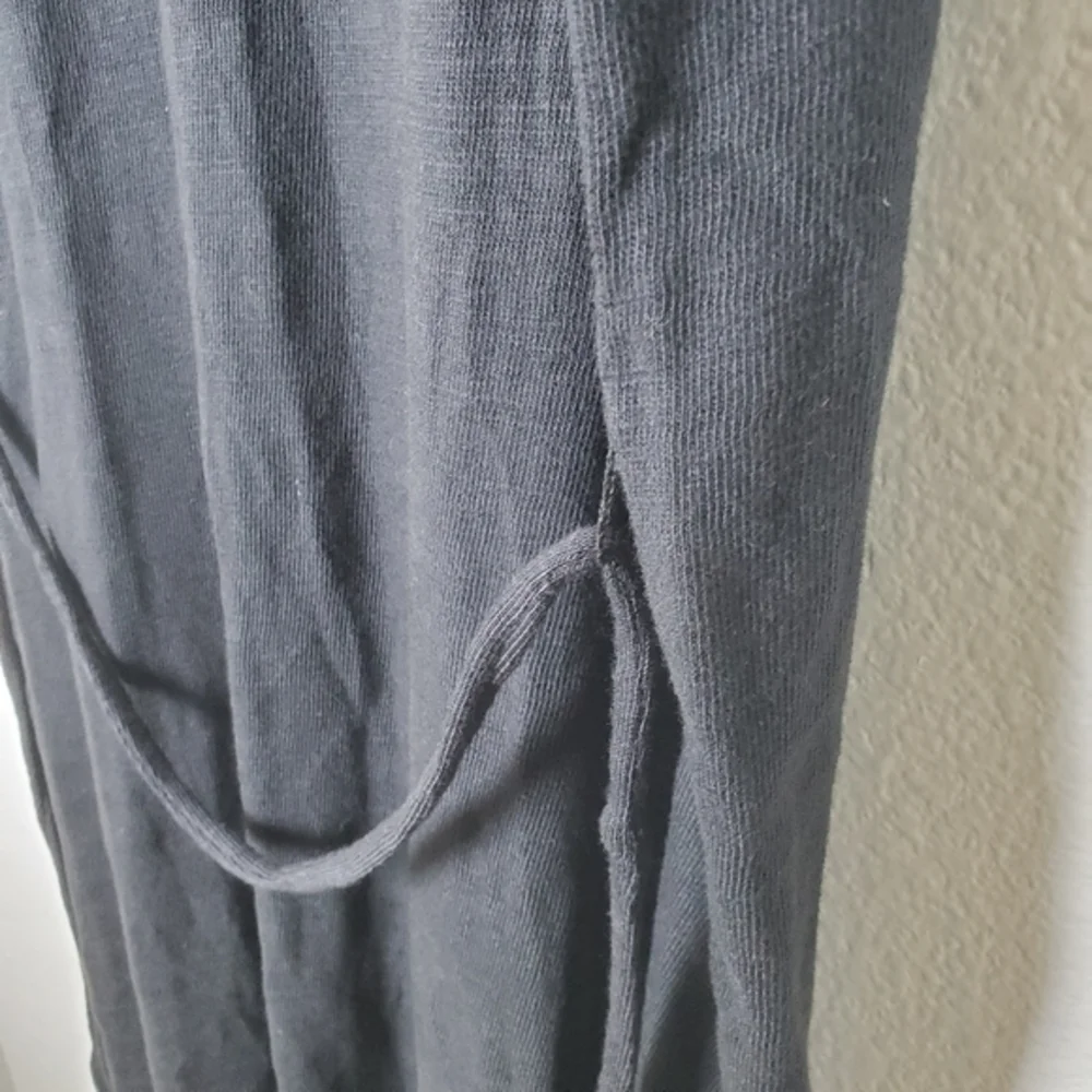 LOFT NWT‎ Women's Black Crochet Halter Neck Sleeveless Knit Cotton Midi Dress